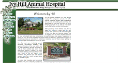 Desktop Screenshot of ivyhillanimalhospital.com